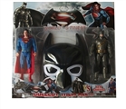 OBL620470 - 6 inches with lamp 2 only superman batman war figurines