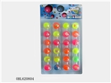 OBL620804 - 3.0cm吸板24粒动物弹跳球
