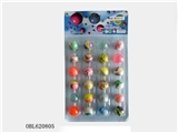 OBL620805 - 3.0cm吸板24粒花球弹跳球