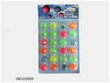 OBL620806 - 3.2cm吸板24粒动物弹跳球