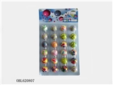 OBL620807 - 3.2cm吸板24粒花球弹跳球