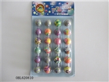 OBL620810 - 3.5cm吸板24粒花球弹跳球