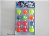 OBL620811 - 4.5cm吸板12粒动物弹跳球