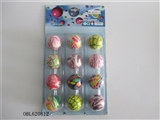 OBL620812 - 4.5cm吸板12粒花球弹跳球