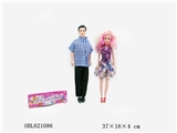 OBL621086 - 11 -inch solid body couple Barbie