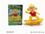 OBL622236 - Electric skateboards cartoon monkey