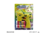 OBL623349 - Solid color music lighting electric frog bubble gun