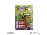 OBL623352 - With two bottles of bubble liquid benzene music lighting electric frog bubble gun