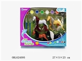 OBL624095 - Huizhou 4 little simulation horse