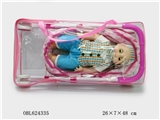 OBL624335 - 16 inch IC doll with cart