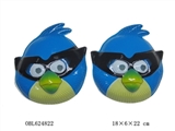OBL624822 - 12只装1袋蓝色愤怒小鸟面具