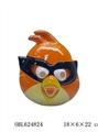 OBL624824 - 6只装1袋橙色愤怒小鸟面具
