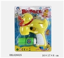 OBL626625 - Real color cartoon rhubarb duck automatic bubble gun light music