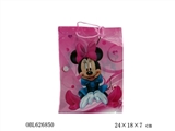 OBL626850 - Small square Minnie environmental gift bags