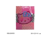 OBL626855 - 中号方形KT猫环保礼品袋 