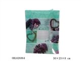 OBL626864 - 中号紫丁香+桃心环保礼品袋