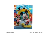 OBL626865 - A large square mickey Minnie gift bags of environmental protection
