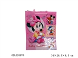 OBL626870 - A large square baby Minnie gift bags of environmental protection