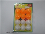OBL627161 - 12 flashboard zhuang ping pong balls