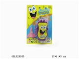 OBL628555 - Spongebob squarepants phone (with two button battery)