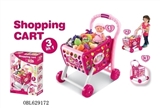 OBL629172 - The girl a shopping cart