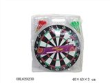 OBL629230 - 15 "flocking darts dribbling six darts