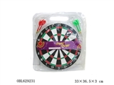 OBL629231 - 12 "flocking darts dribbling four darts