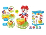 OBL632933 - Electric universal with 4 d light music clown drums