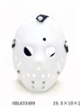 OBL633489 - 白色雕孔面具