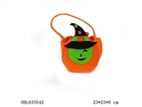 OBL633542 - Green melon pumpkins handbag