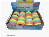 OBL633951 - Mixed color rainbow circle of 12 PCS