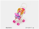 OBL634011 - 3 inch barbie with car