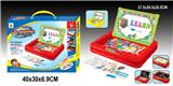 OBL634840 - English learning desk with 26 English letters and EVA magnetic attraction animal, number (double sided)