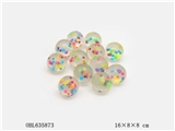 OBL635873 - 12 27 mm zhuang transparent beads bounce the ball