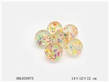OBL635875 - 6 only 45 mm zhuang transparent beads bounce the ball