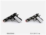 OBL635944 - 双枪线条银火石枪