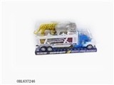 OBL637246 - Spray paint inertia double-decker train 4 animal tree