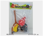 OBL637571 - The latest version of angry birds three bird suit with a bow