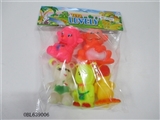 OBL639006 - 5 zhuang lining plastic animals