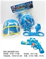 OBL639110 - Card head PVC bag the police suit with infrared camouflage has a cover cap left eight sounds gun