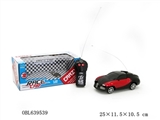 OBL639539 - 二通带3D灯光布加迪遥控车2色混装红，蓝