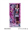 OBL639683 - 22寸时尚活眼芭芘带音乐灯光IC配件