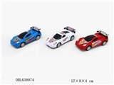 OBL639974 - Inertia of the police car with lights