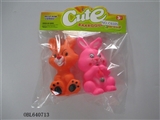OBL640713 - Two lining plastic animal zhuang