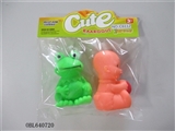 OBL640720 - Two lining plastic animal zhuang