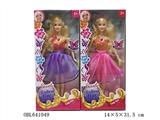OBL641049 - 11寸实身七彩双灯音乐时尚芭比（2款混装）