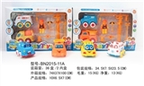 OBL641237 - 开窗盒惯性卡通车套装（工程/警车/救护）2只装