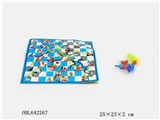 OBL642267 - The snake is flying chess 2 in 1