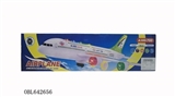 OBL642656 - Universal music lights large passenger aircraft