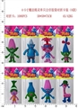 OBL644351 - 4 to 5 inches single doll folded card magic elves, eight